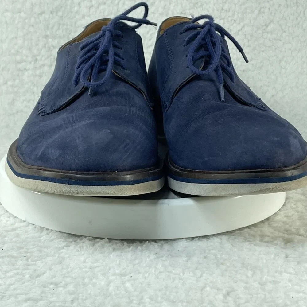 Clarks Collection Loafers Mens 11.5 Blue Extreme Comfort Suede Lace Up Shoes